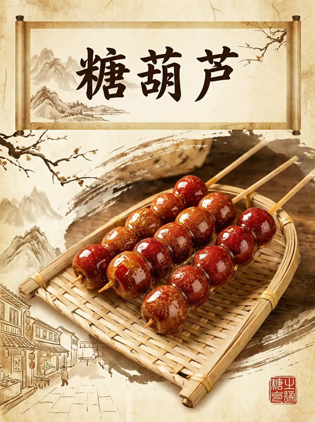 糖葫芦的前世今生 - 糖心视频 - 糖艺百科